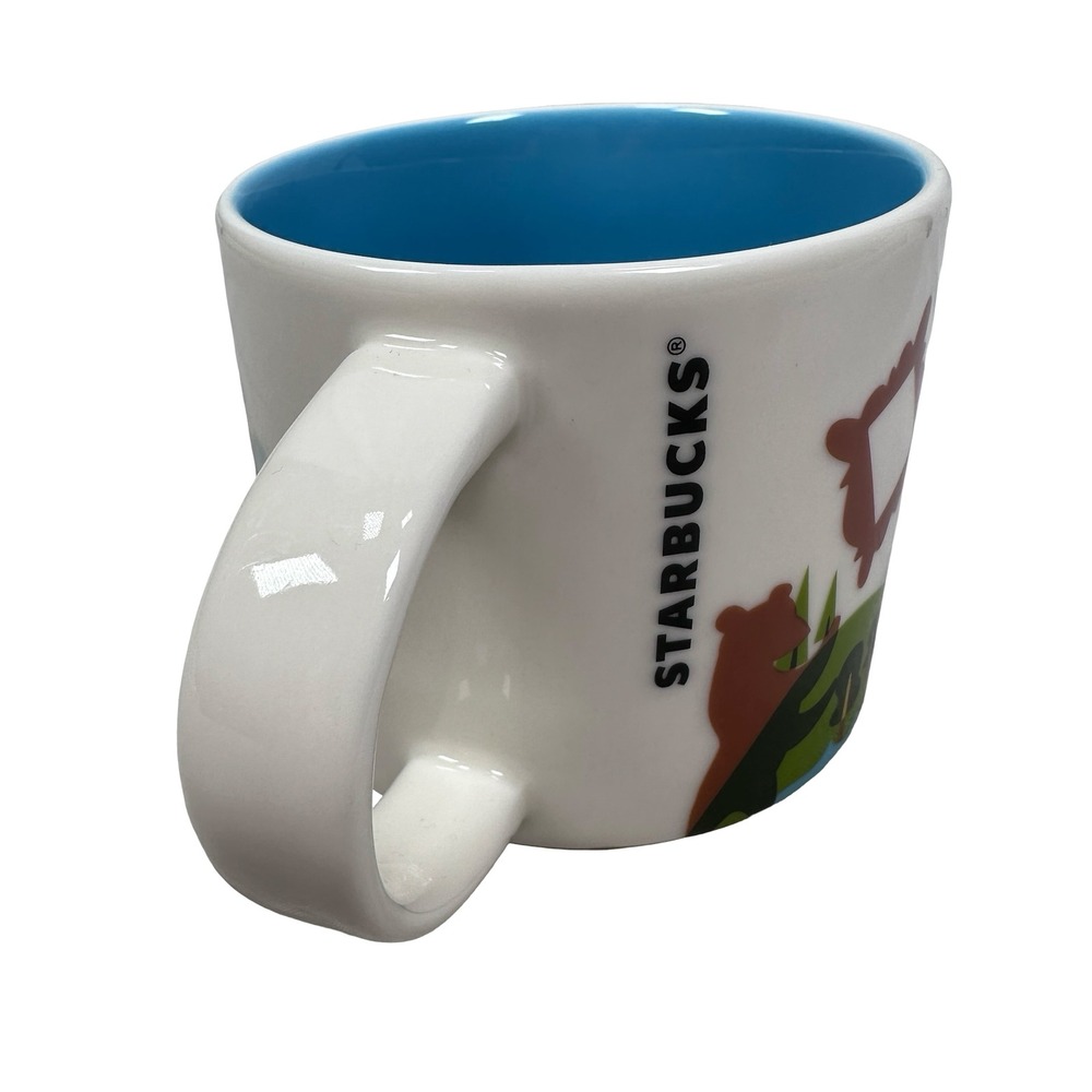 Starbucks You Are Here Switzerland Coffee Mug 14oz Blue Interior 2017 Ceramic - Picture 4 of 8